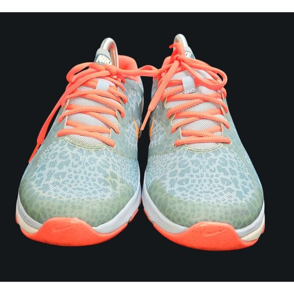 Nike Dual Fusion Womens Training Shoes Sz 9 Gray Coral Orange Athletic Sneakers - Picture 11 of 14